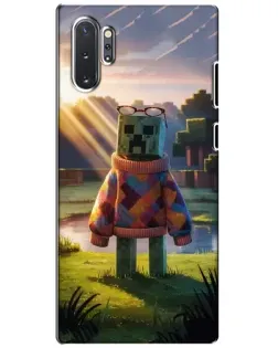 Чехол для Samsung Galaxy Note 10 Plus с картинкой «Крипер в свитере»