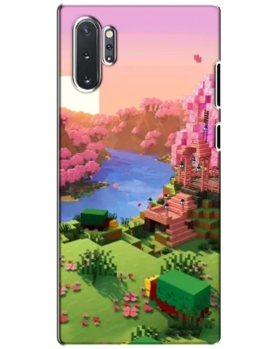 Чехол для Samsung Galaxy Note 10 Plus с картинкой «Розовое дерево Minecraft» Чехол для Samsung Galaxy Note 10 Plus с картинкой «Розовое дерево Minecraft»