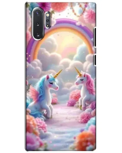 Чехол для Samsung Galaxy Note 10 Plus с картинкой «Радуга и единороги» Чехол для Samsung Galaxy Note 10 Plus с картинкой «Радуга и единороги»