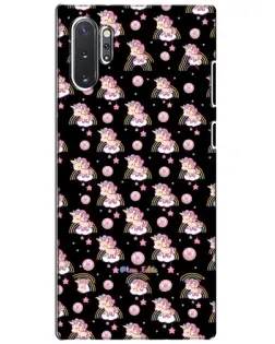 Чехол для Samsung Galaxy Note 10 Plus с картинкой «Magic Unicorn паттерн»