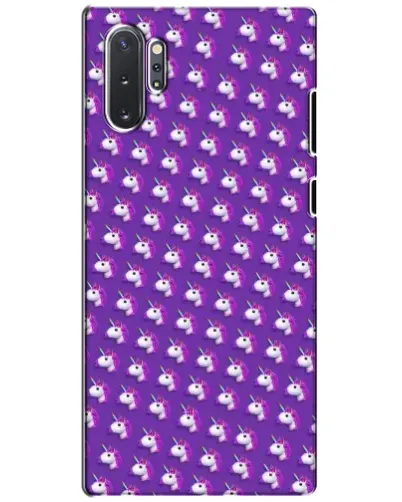 Чехол для Samsung Galaxy Note 10 Plus с картинкой «Единороги на фиолетовом» Чехол для Samsung Galaxy Note 10 Plus с картинкой «Единороги на фиолетовом»