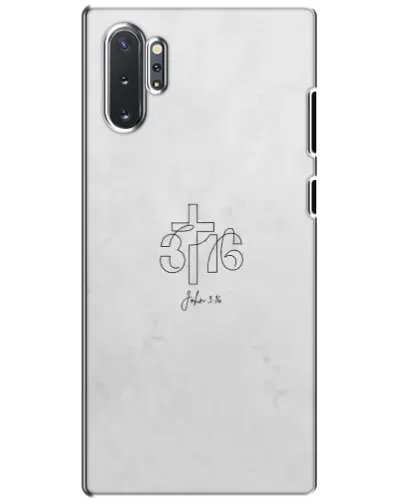 Чехол для Samsung Galaxy Note 10 Plus с картинкой «Иоанна 3:16 Крест»