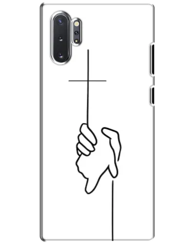 Чехол для Samsung Galaxy Note 10 Plus с картинкой «Рука держит»