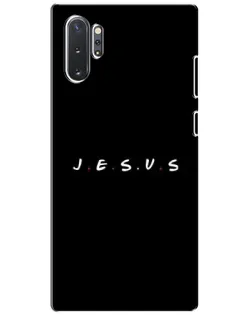 Чехол для Samsung Galaxy Note 10 Plus с картинкой «Точки веры J.E.S.U.S.»