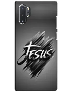 Чехол для Samsung Galaxy Note 10 Plus с картинкой «Надпись Jesus Graffiti»