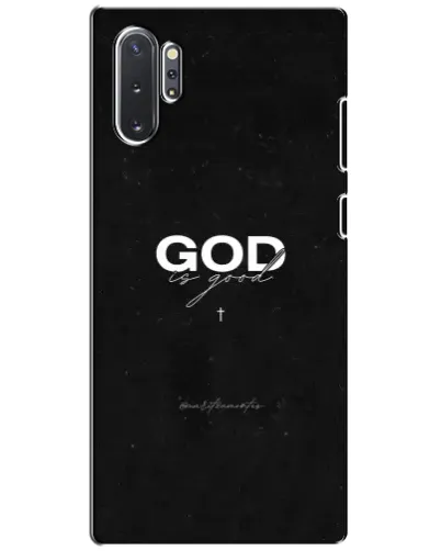 Чехол для Samsung Galaxy Note 10 Plus с картинкой «GOD — Бог над всем»