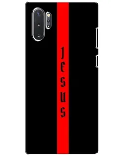 Чехол для Samsung Galaxy Note 10 Plus с картинкой «Красная линия веры»