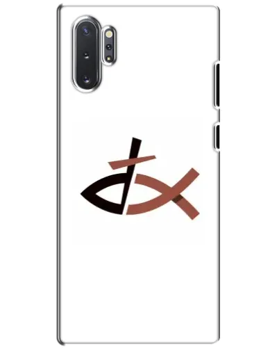 Чехол для Samsung Galaxy Note 10 Plus с картинкой «Рыба и крест»