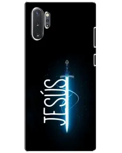 Чехол для Samsung Galaxy Note 10 Plus с картинкой «Меч Духа Jesus»