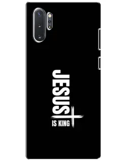 Чехол для Samsung Galaxy Note 10 Plus с картинкой «Вертикаль веры Jesus»