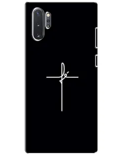 Чехол для Samsung Galaxy Note 10 Plus с картинкой «Тонкий крест» Чехол для Samsung Galaxy Note 10 Plus с картинкой «Тонкий крест»