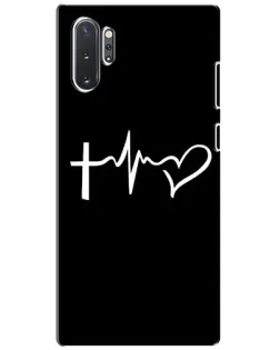 Чехол для Samsung Galaxy Note 10 Plus с картинкой «Пульс веры» Чехол для Samsung Galaxy Note 10 Plus с картинкой «Пульс веры»