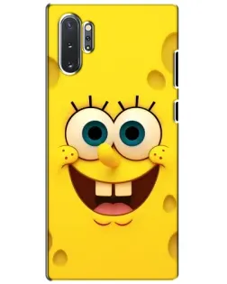 Чехол для Samsung Galaxy Note 10 Plus с картинкой «Губка Боб улыбка»