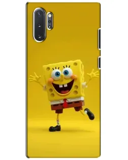 Чехол для Samsung Galaxy Note 10 Plus с картинкой «Позитивный Губка Боб»