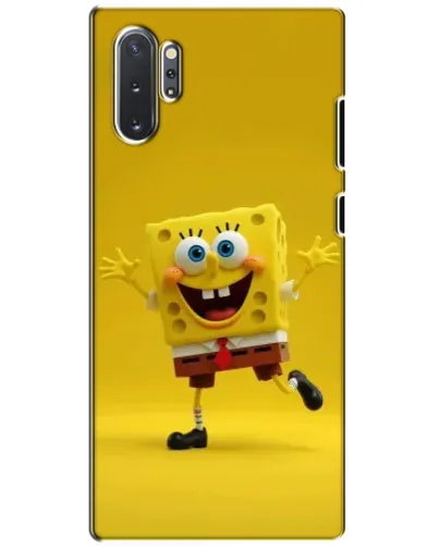 Чехол для Samsung Galaxy Note 10 Plus с картинкой «Позитивный Губка Боб»