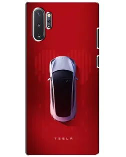 Чехол для Samsung Galaxy Note 10 Plus с картинкой «Tesla Top View» Чехол для Samsung Galaxy Note 10 Plus с картинкой «Tesla Top View»