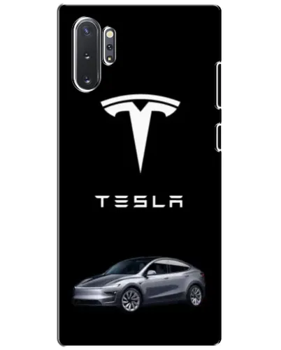 Чехол для Samsung Galaxy Note 10 Plus с картинкой «Tesla Model Y»
