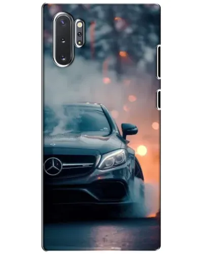 Чехол для Samsung Galaxy Note 10 Plus с картинкой «Mercedes — ночной город»