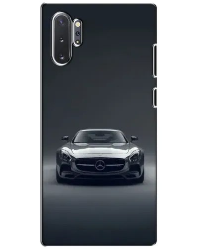 Чехол для Samsung Galaxy Note 10 Plus с картинкой «Mercedes на черном»