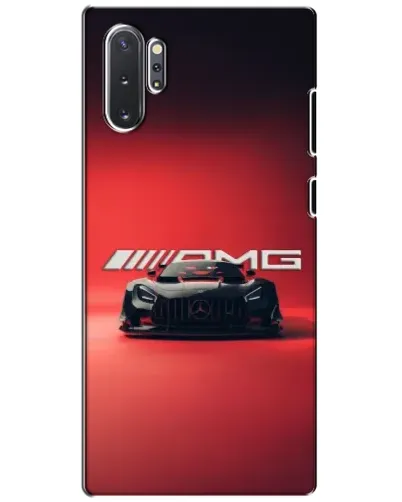 Чехол для Samsung Galaxy Note 10 Plus с картинкой «Mercedes AMG — красная линия»