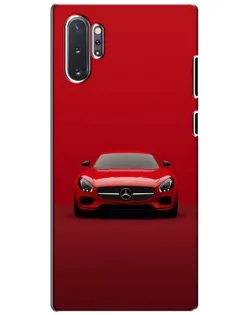 Чехол для Samsung Galaxy Note 10 Plus с картинкой «Красный Mercedes AMG»