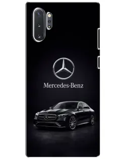 Чехол для Samsung Galaxy Note 10 Plus с картинкой «Mercedes — решетка радиатора»