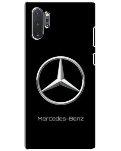 Чехол для Samsung Galaxy Note 10 Plus с картинкой «Mercedes Silver Logo»