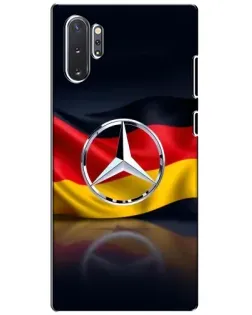 Чехол для Samsung Galaxy Note 10 Plus с картинкой «Mercedes — флаг Германии»