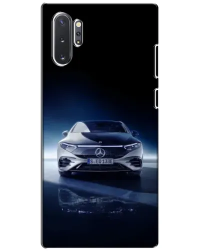 Чехол для Samsung Galaxy Note 10 Plus с картинкой «Ночной Mercedes EQ»