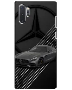 Чехол для Samsung Galaxy Note 10 Plus с картинкой «Mercedes AMG — графика»