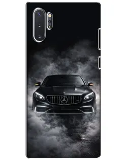 Чехол для Samsung Galaxy Note 10 Plus с картинкой «Mercedes в дыму»
