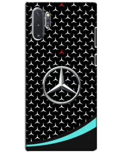 Чехол для Samsung Galaxy Note 10 Plus с картинкой «Mercedes — бирюзовый акцент»