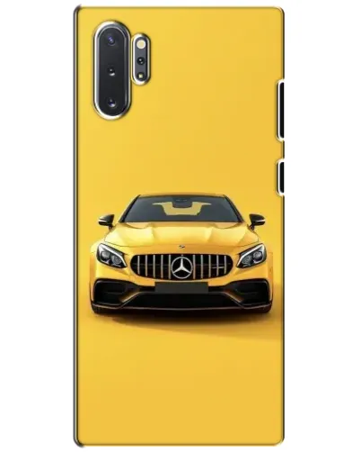 Чехол для Samsung Galaxy Note 10 Plus с картинкой «Желтый Mercedes GT»