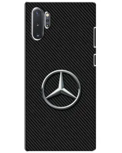 Чохол для Samsung Galaxy Note 10 Plus з картинкою «Карбоновий Mercedes стиль»