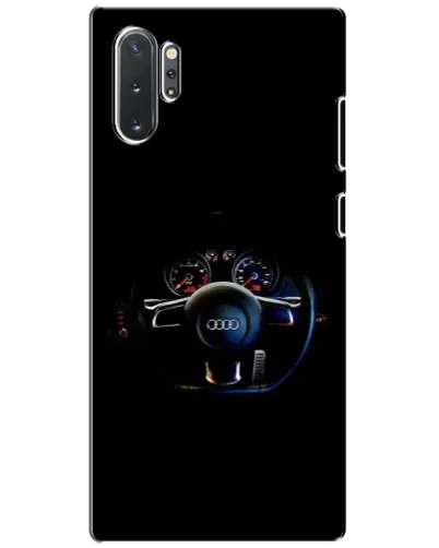 Чехол для Samsung Galaxy Note 10 Plus с картинкой «Салон Audi — руль»
