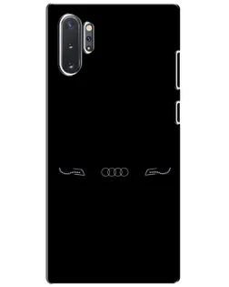 Чехол для Samsung Galaxy Note 10 Plus с картинкой «Audi — световой подпись» Чехол для Samsung Galaxy Note 10 Plus с картинкой «Audi — световой подпись»