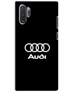 Чехол для Samsung Galaxy Note 10 Plus с картинкой «Классическое лого Audi» Чехол для Samsung Galaxy Note 10 Plus с картинкой «Классическое лого Audi»