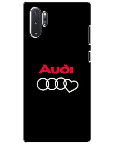 Чехол для Samsung Galaxy Note 10 Plus с картинкой «Логотип Audi Heart»