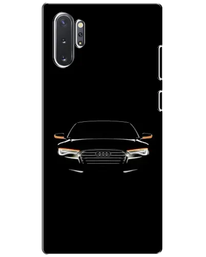 Чехол для Samsung Galaxy Note 10 Plus с картинкой «Audi — ночной контур»