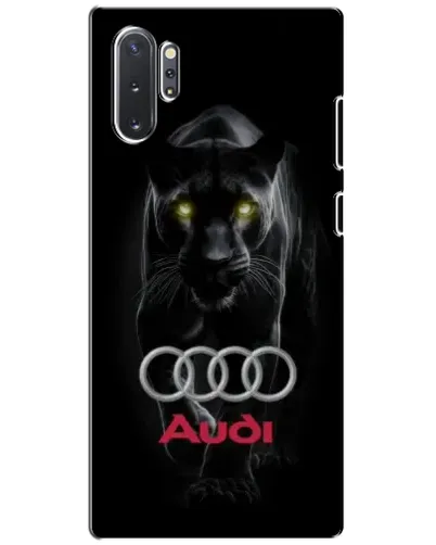 Чехол для Samsung Galaxy Note 10 Plus с картинкой «Пантера и Audi»