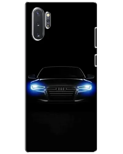 Чехол для Samsung Galaxy Note 10 Plus с картинкой «Audi в неоне»