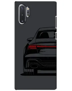 Чехол для Samsung Galaxy Note 10 Plus с картинкой «Задняя часть Audi — арт»