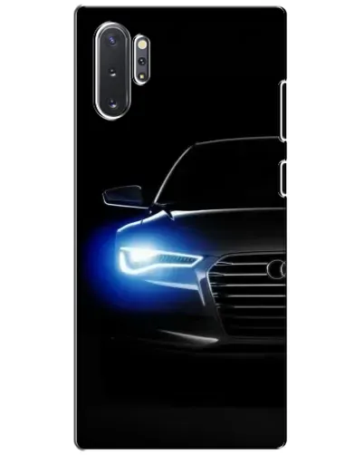Чехол для Samsung Galaxy Note 10 Plus с картинкой «Неоновый взгляд Audi»