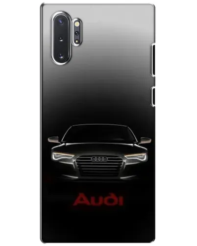 Чехол для Samsung Galaxy Note 10 Plus с картинкой «Audi — градиентный контур»