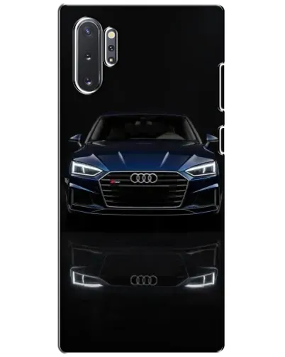 Чехол для Samsung Galaxy Note 10 Plus с картинкой «Audi — ночное отражение»