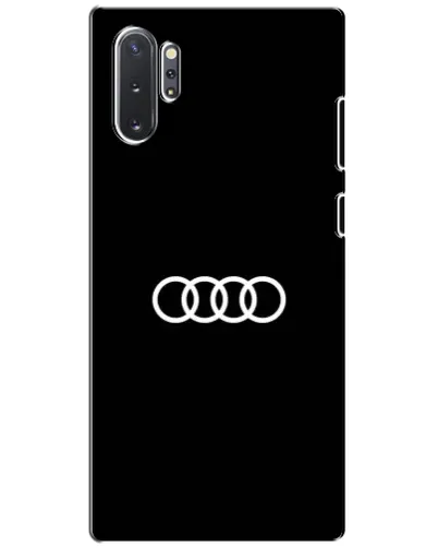 Чехол для Samsung Galaxy Note 10 Plus с картинкой «Audi White Logo»