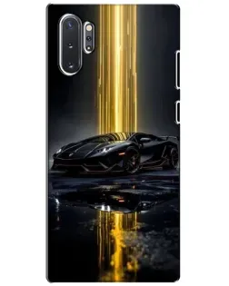 Чехол для Samsung Galaxy Note 10 Plus с картинкой «Ночной Lamborghini драйв» Чехол для Samsung Galaxy Note 10 Plus с картинкой «Ночной Lamborghini драйв»