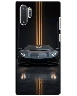 Чехол для Samsung Galaxy Note 10 Plus с картинкой «Lamborghini золотые линии» Чехол для Samsung Galaxy Note 10 Plus с картинкой «Lamborghini золотые линии»