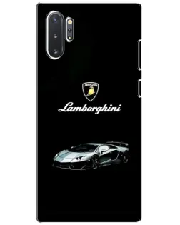 Чехол для Samsung Galaxy Note 10 Plus с картинкой «Логотип Lamborghini классика»