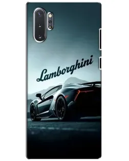 Чехол для Samsung Galaxy Note 10 Plus с картинкой «Классическая надпись Lamborghini»